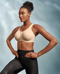 Wacoal Women's Simone Sport Hight Impact Underwire Bra 855170, Up to I Cup