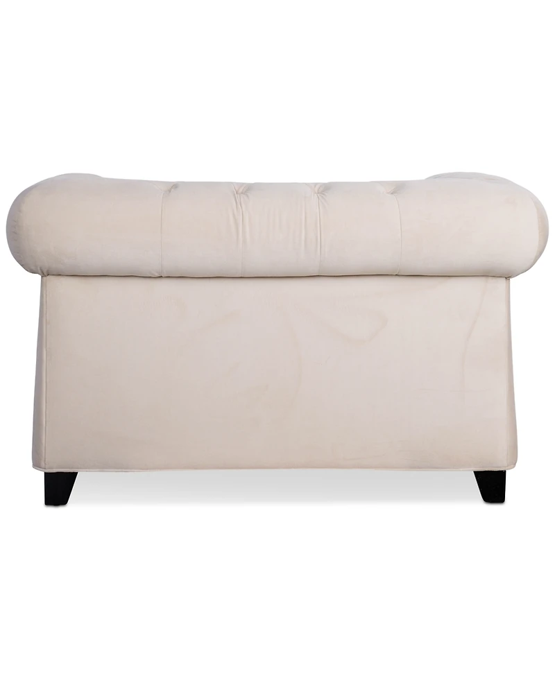 Closeout! Kallison 52" Fabric Arm Chair, Created for Macy's