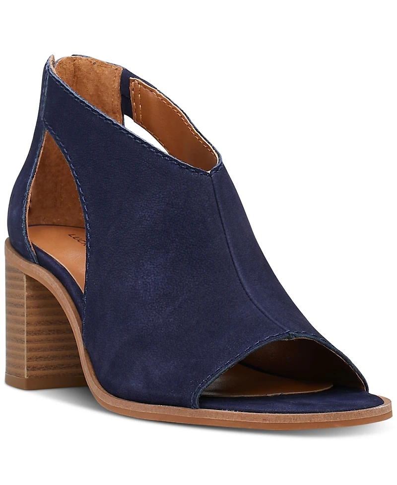 Lucky Brand Women's Saimy Cutout Peep-Toe Dress Sandals
