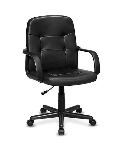 Ergonomic Mid-Back Executive Office Chair Swivel Computer Desk