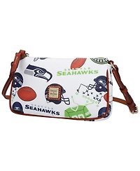 Women's Dooney & Bourke Seattle Seahawks Gameday Lexi Crossbody with Small Coin Case