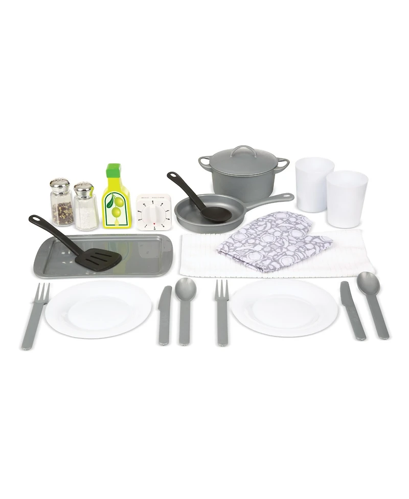 Melissa & Doug 22-Piece Play Kitchen Accessories Set