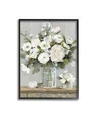Stupell Industries Country Floral Scene Framed Giclee Art