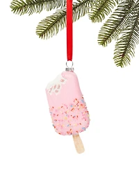 Holiday Lane Sweet Tooth Pink Sprinkle Ice Cream Bar Ornament, Exclusively at Macy's