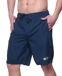 Rokka&Rolla Men's 9" Stretch Mesh Lined Swim Trunks, up to 2XL