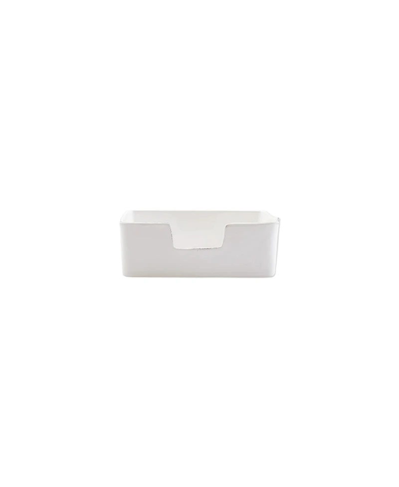 Vietri Melamine Lastra White Guest Towel Holder