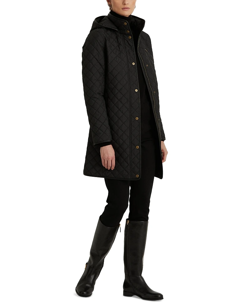 Lauren Ralph Lauren Women's Quilted Coat, Created for Macy's