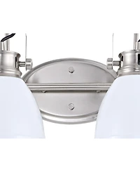 Phineas 16.25" 2-Light Farmhouse Bohemian Iron Led Vanity