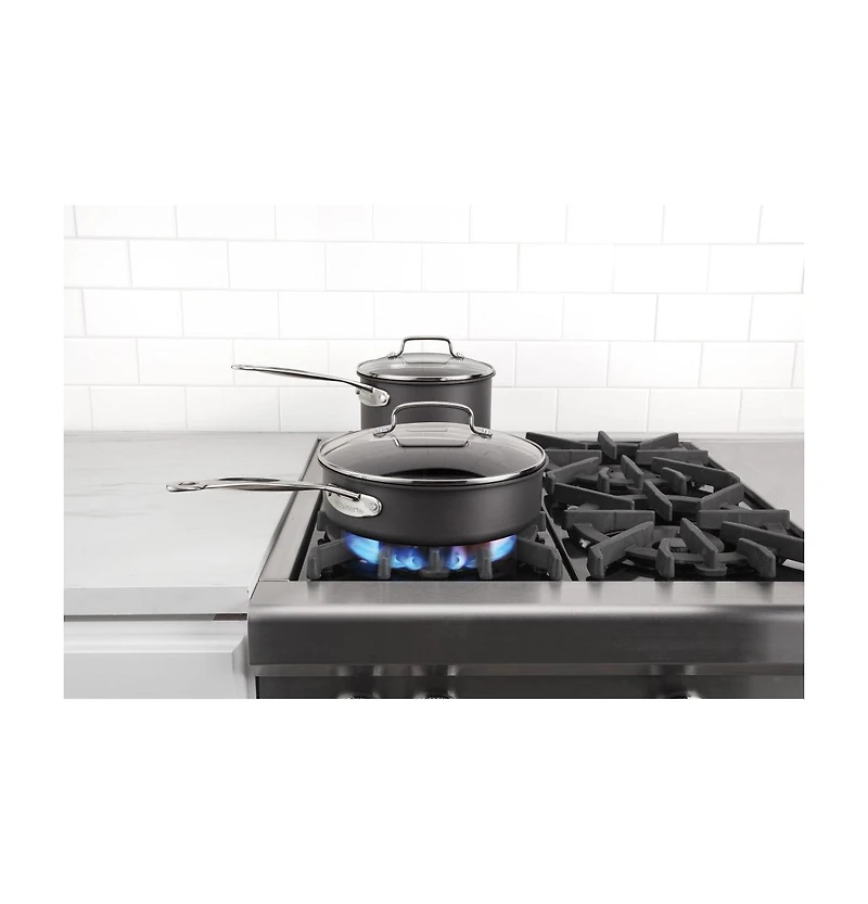 Cuisinart Chef's Classic Nonstick Hard Anodized Cookware 13 Piece Cookware Set