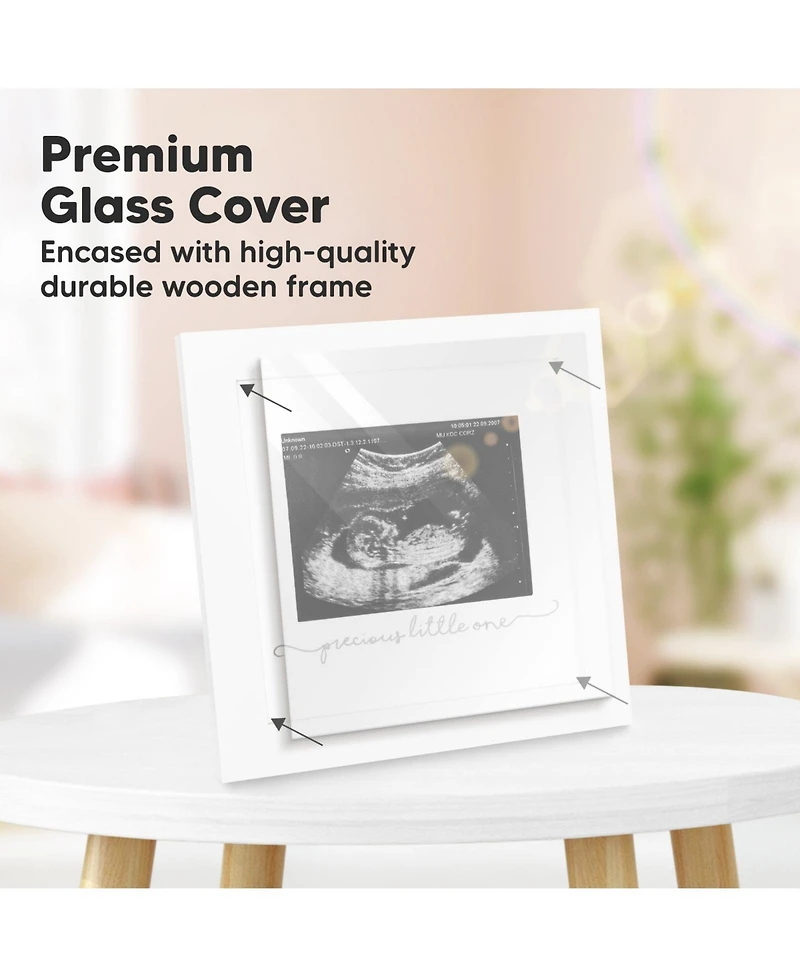 Solo Baby Sonogram Picture Frame, Modern Ultrasound Frames, Pregnancy Announcements Frame