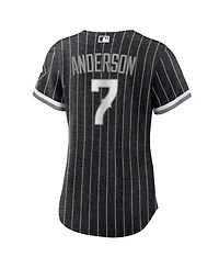 Women's Nike Tim Anderson Black Chicago White Sox City Connect Replica Player Jersey
