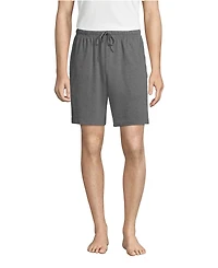 Lands' End Men's Big & Tall Knit Jersey Pajama Shorts
