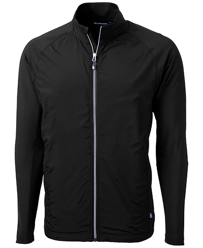 Cutter & Buck Adapt Eco Knit Hybrid Recycled Mens Big Tall Full Zip Jacket