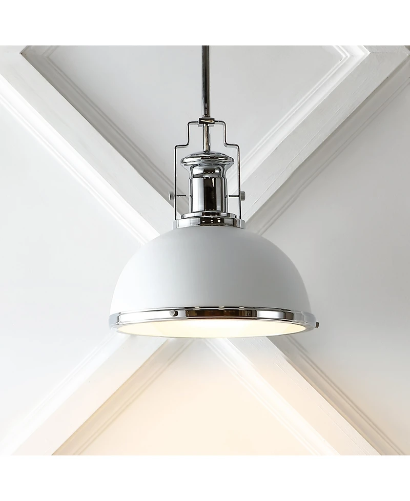 Homer 13" 1-Light Modern Industrial Iron Led Dome Pendant