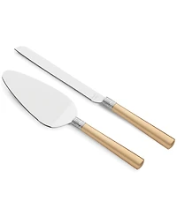 Vera Wang Wedgwood With Love Gold Cake Knife and Server