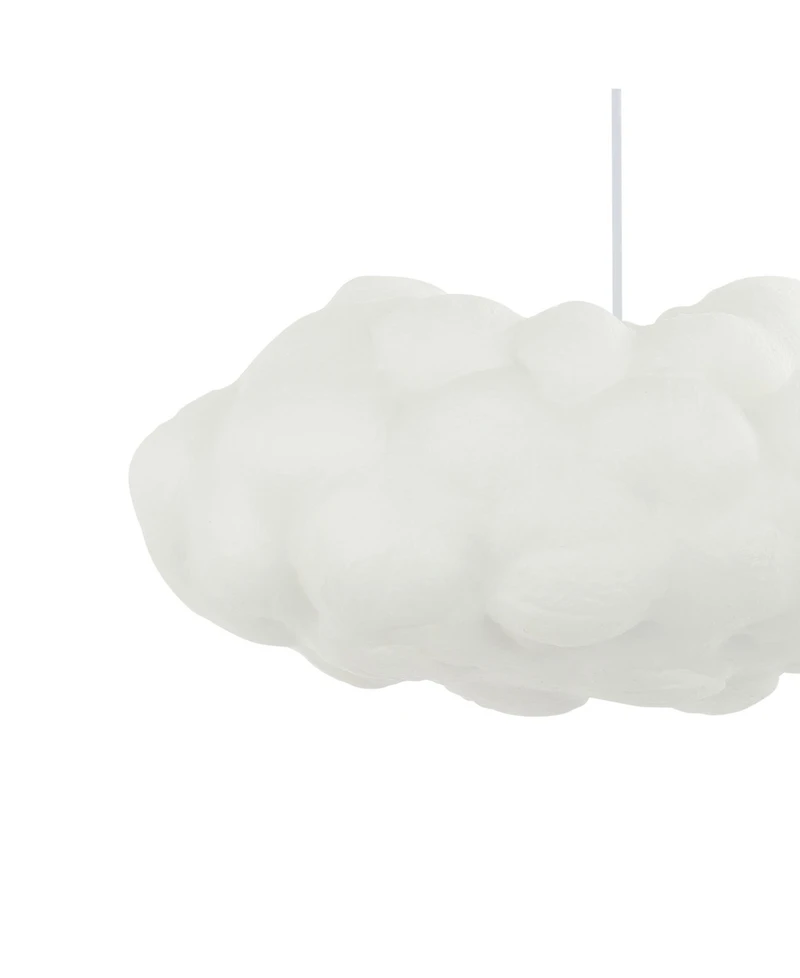 Zephyr 23" 2-Light Modern Contemporary Silk Led Cloud Pendant