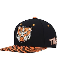 Big Boys and Girls Explore Black Explore Tiger Snapback Hat