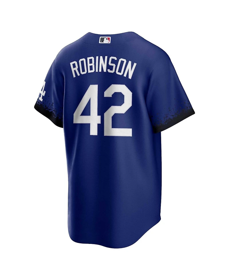 Men's Nike Jackie Robinson Royal Los Angeles Dodgers City Connect Replica Player Jersey
