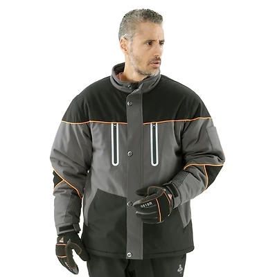 RefrigiWear Big & Tall PolarForce Insulated Jacket - Ultra-Warm, Waterproof, Heavy-Duty Work Coat for Extreme Cold