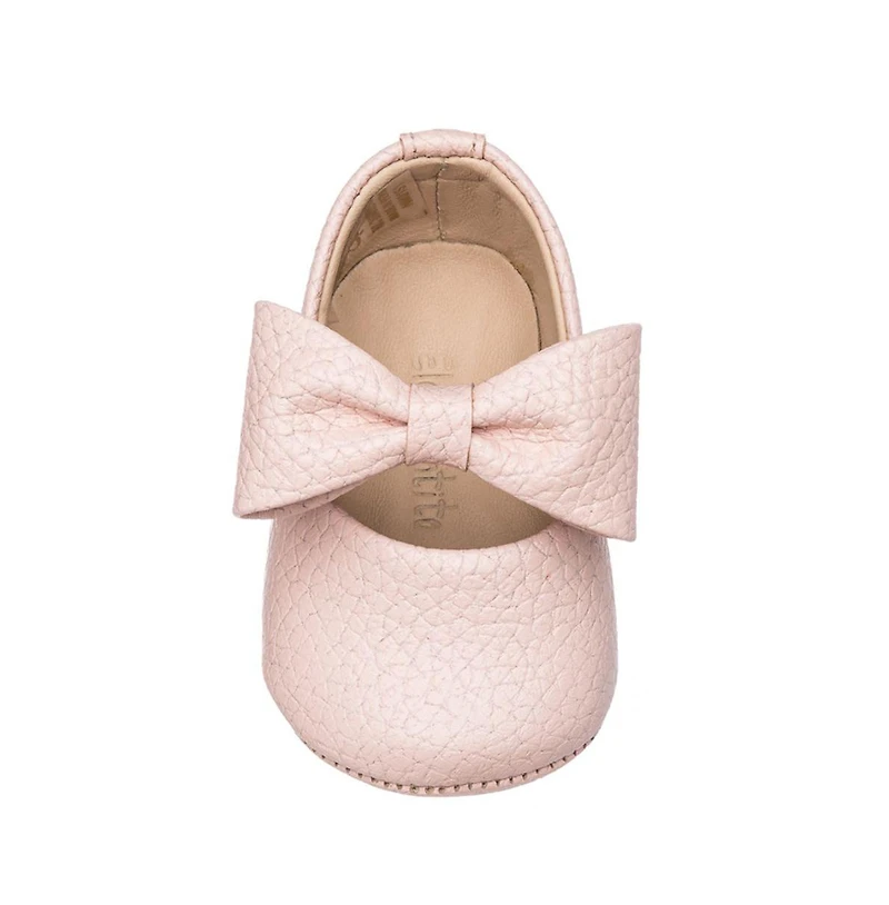 Elephantito Infant Girl Baby Ballerina with Bow Shoes