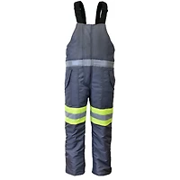 RefrigiWear Men's Freezer Edge Insulated Bib Overalls - Waterproof, High-Performance Cold Storage Workwear