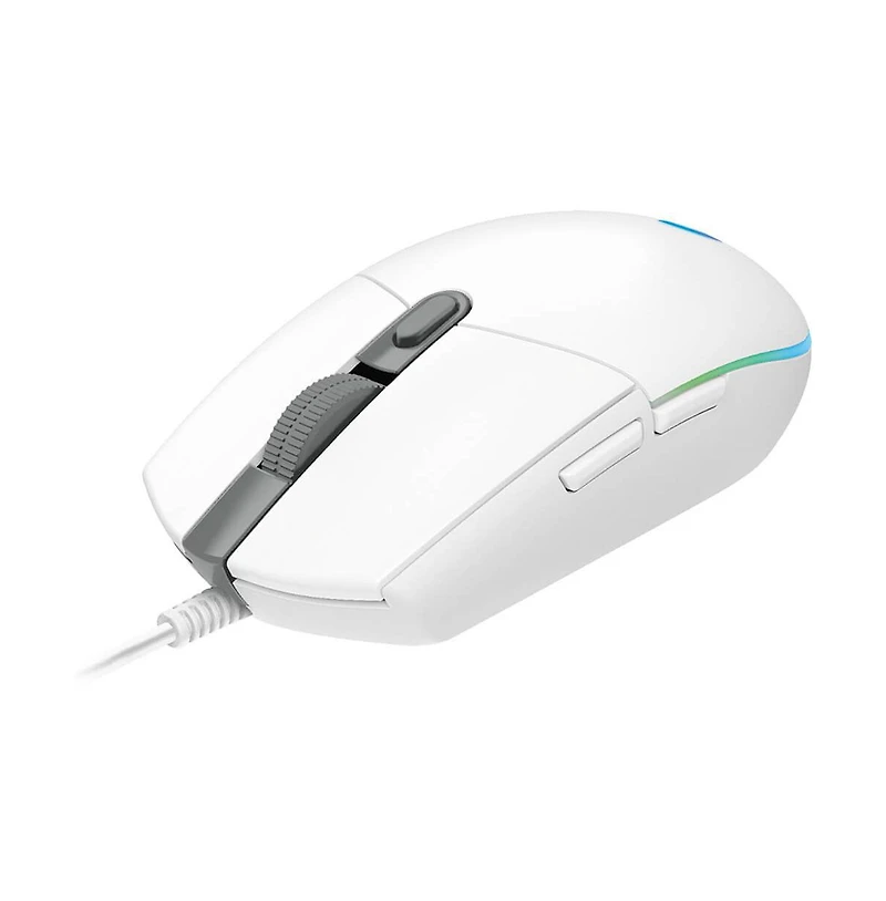 Logitech G203 Lightsync mouse - White