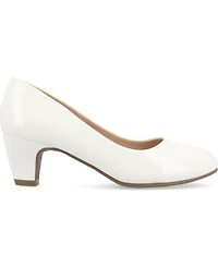 Journee Collection Women's Luu Round Toe Pumps