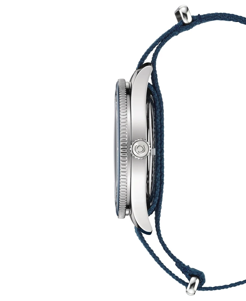 Certina Men's Swiss Automatic Ds PH200M Blue Synthetic Strap Watch 43mm