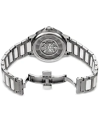 Certina Women's Swiss Ds-6 White Ceramic & Stainless Steel Bracelet Watch 35mm