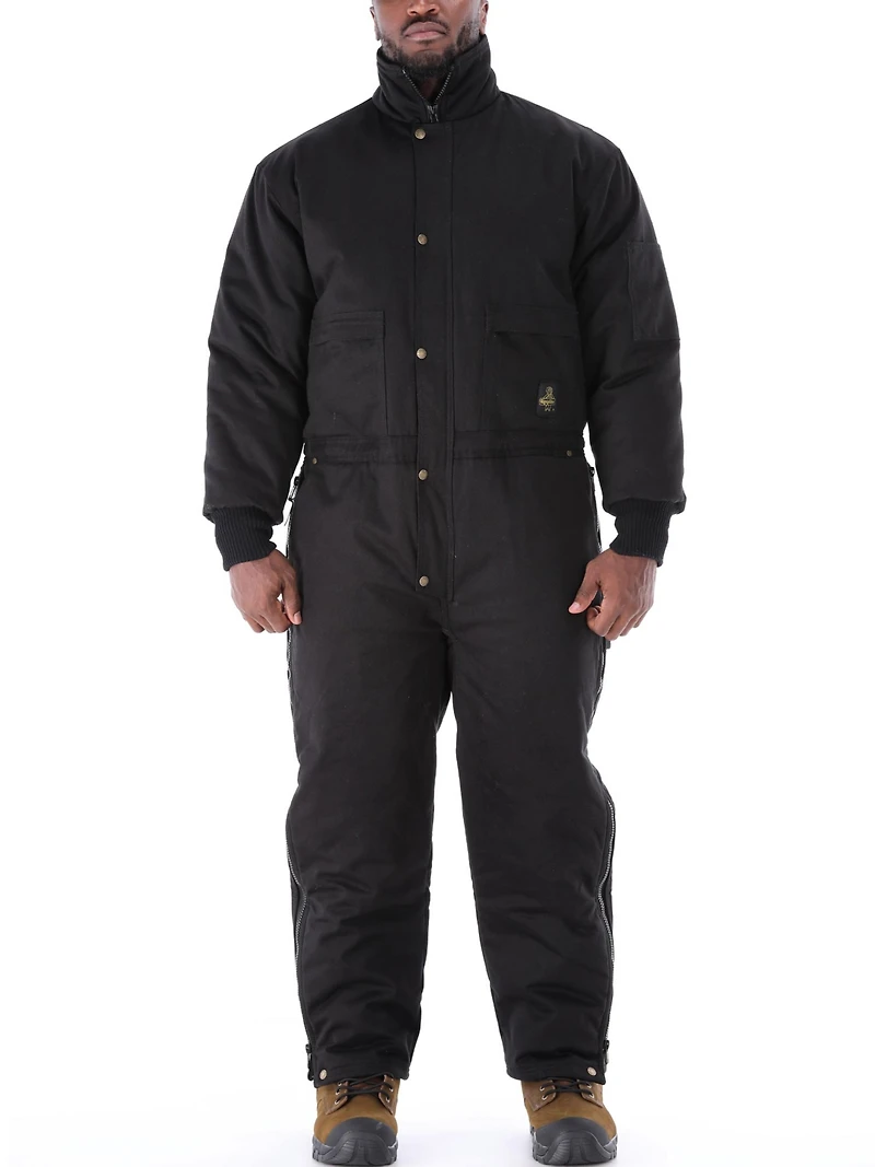 RefrigiWear Men's ComfortGuard Coveralls - -10°F Comfort, Insulated, Water-Repellent, Durable, Full-Body Workwear for Cold Weather Protection