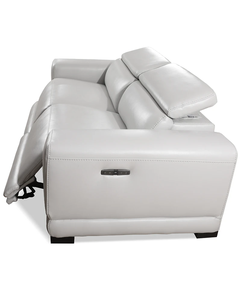 Closeout! Krofton 2-Pc. Beyond Leather Fabric Sofa with 2 Power Motion Recliners, Created for Macy's