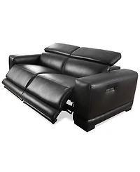 Closeout! Krofton 2-Pc. Beyond Leather Fabric Sofa with 2 Power Motion Recliners, Created for Macy's