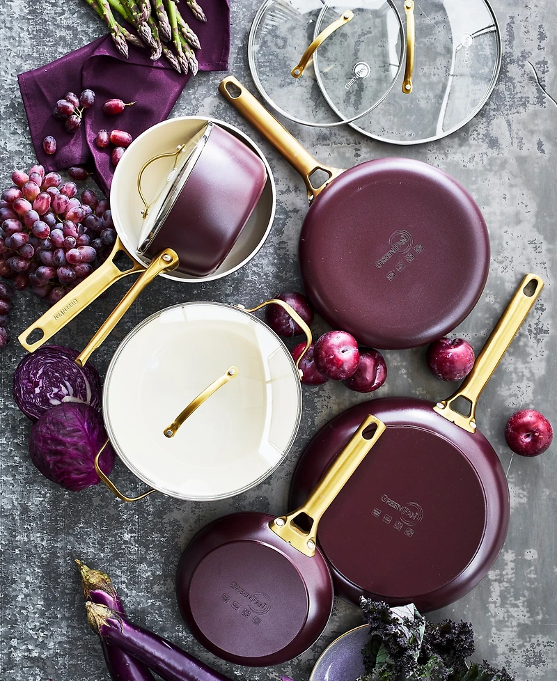 GreenPan Padova Healthy Ceramic Nonstick Cookware Set, 10 Piece
