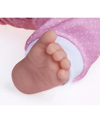 Jc Toys La Baby 17" Soft Body Baby Doll 3-Piece Outfit with Pacifier, Magic Bottle Set