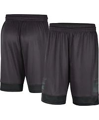 Men's Nike Charcoal Michigan State Spartans Performance Fast Break Shorts