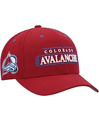 Men's Mitchell & Ness Burgundy Colorado Avalanche Lofi Pro Snapback Hat