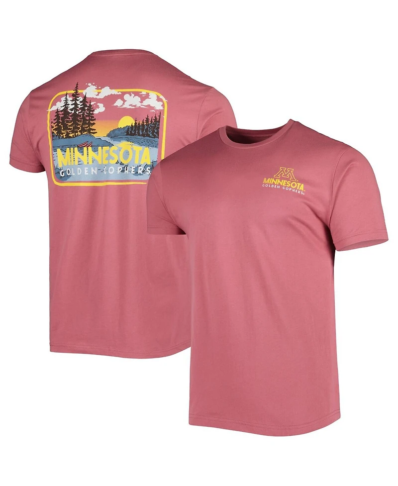 Men's Heathered Maroon Minnesota Golden Gophers Hyperlocal T-shirt