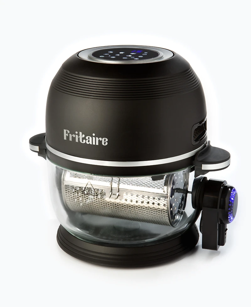 Fritaire Self Cleaning Glass Bowl Air Fryer Set, 4 Piece