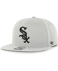Men's '47 Brand Gray Chicago White Sox 2003 Mlb All-Star Game Sure Shot Captain Snapback Hat