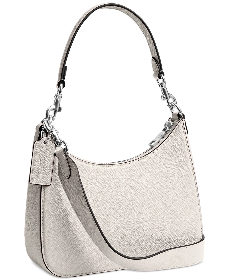 Coach Small Crossgrain Leather Hobo Crossbody Bag