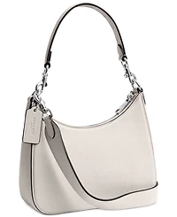Coach Small Crossgrain Leather Hobo Crossbody Bag