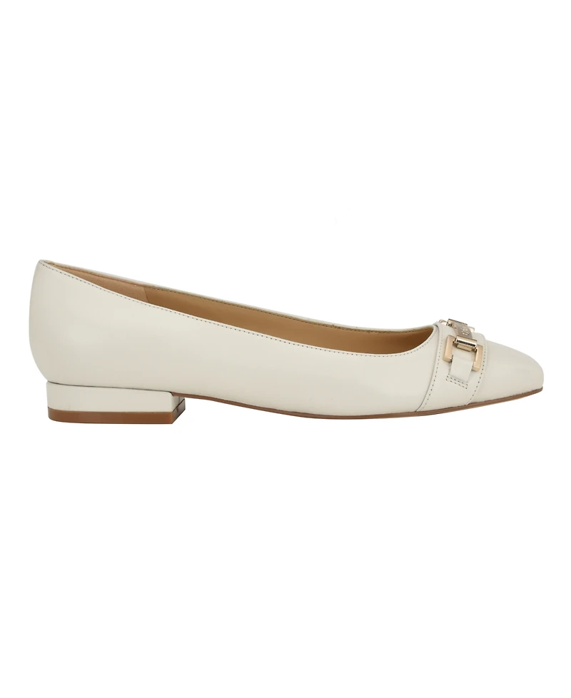 Calvin Klein Women's Crystil Tailored Ballet Flat 