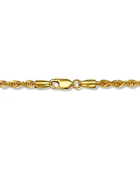 Sparkle Rope 20" Chain Necklace (3mm) in 14k Gold