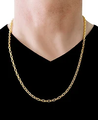Paperclip Link 24" Chain Necklace (3-5/8mm) in 14k Gold