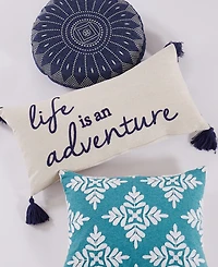 Levtex Bellamy Crewel Stich Decorative Pillow, 14" x 18"