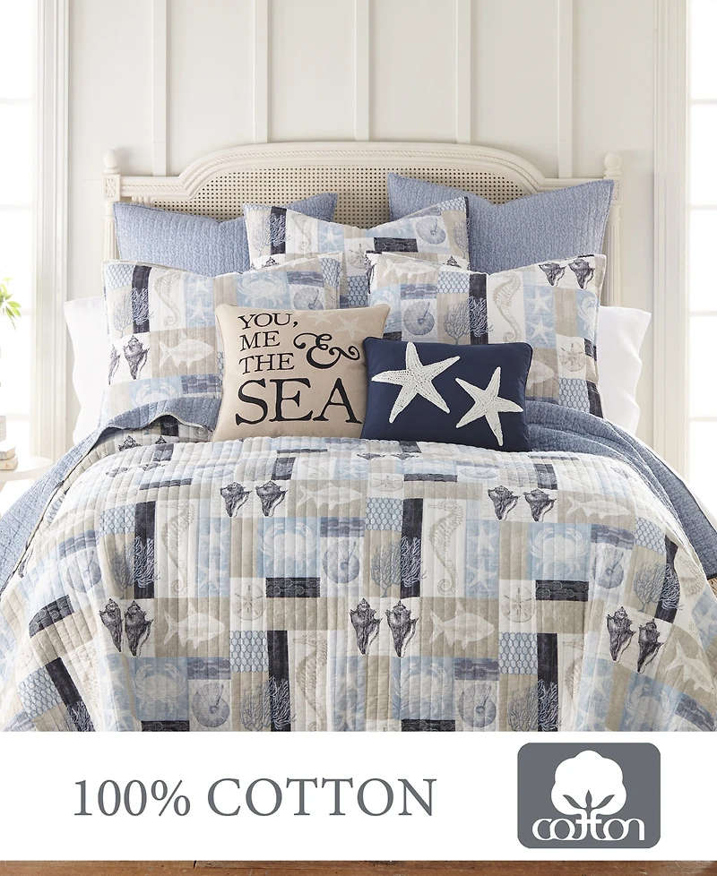 Levtex Cerralvo Reversible 3-Pc. Quilt Set, King/California King