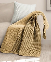 Levtex Mills Waffle Stitched Quilted Throw, 60" x 50"