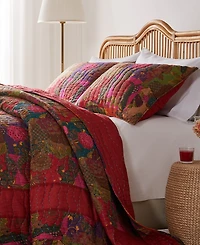 Greenland Home Fashions Jewel Kantha Quilted 3 Piece Bedspread Set, King/California King