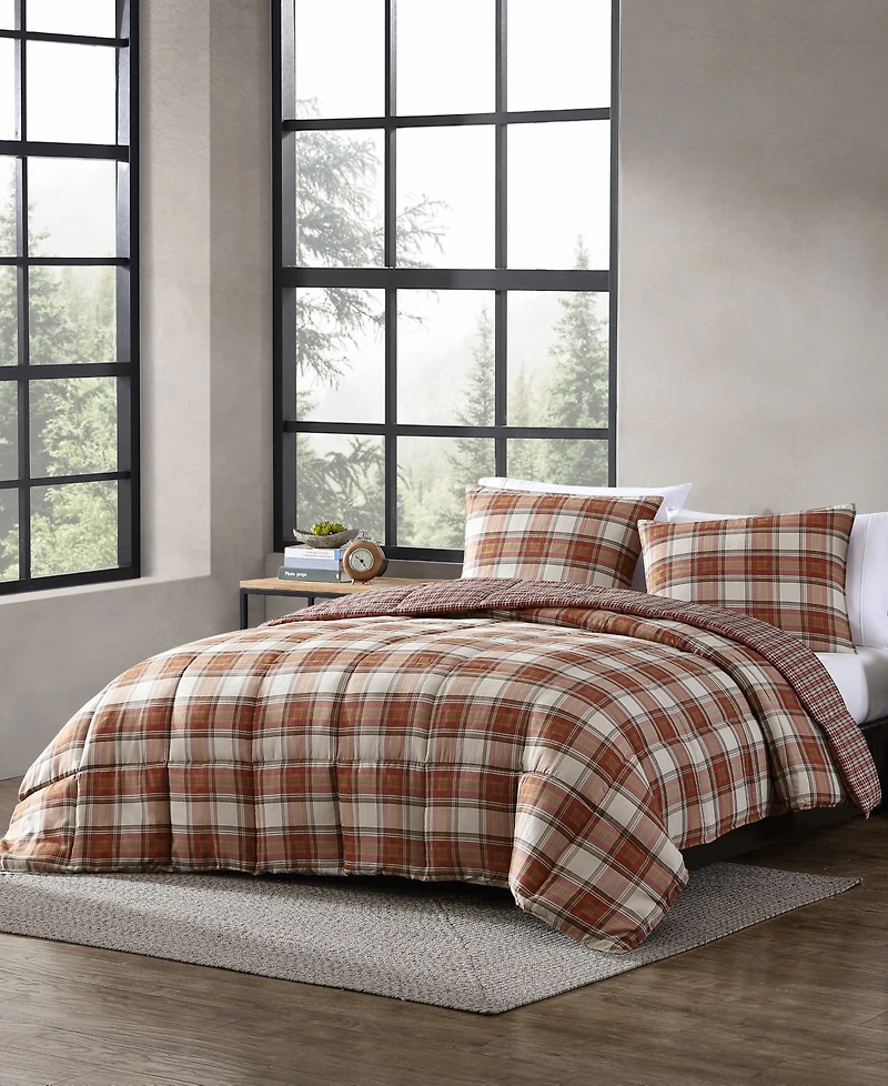 Eddie Bauer Edgewood Plaid Down Alternative Comforter Set