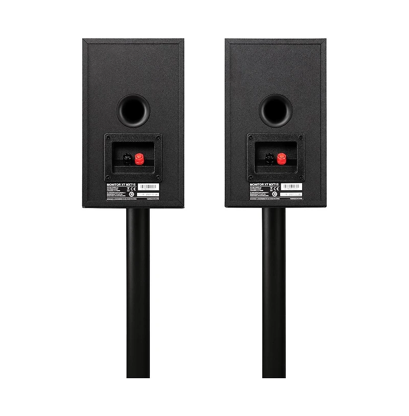 Monitor XT15 Black Pair Compact High-Resolution Bookshelf Loudspeakers